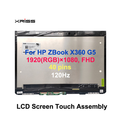15.6 LCD LEDタッチスクリーン組成 HP ZBook Studio x360 G5 FHD 40ピンのために